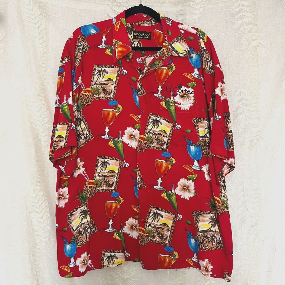 Vintage El Cortez Las Vegas Aloha Camp Shirt